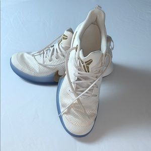 Nike Mamba Focus White and Gold